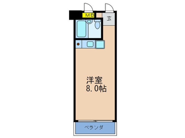 ローラン南森町の物件間取画像